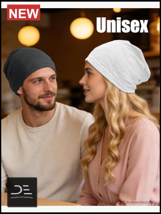 100% Cotton Lightweight Summer Slouchy Beanie Hat for Women Men Chemo Cap main image 4